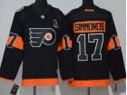 Youth Philadelphia Flyers #17 Wayne Simmonds Black 2017 Staduim Series Hockey Jerseys