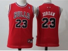 Youth Chicago Bulls #23 Michael Jordan Red Kids Jersey