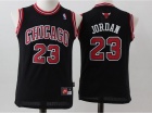 Youth Chicago Bulls #23 Michael Jordan Black Kids Jersey