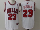 Chicago Bulls #23 Michael Jordan White Basketball Jerseys