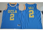 2017 UCLA Bruins #2 Lonzo Ball Blue College Basketball Authentic Jersey