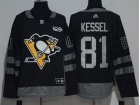 Pittsburgh Penguins #81 Phil Kessel Black 100th Anniversary Hockey Jersey