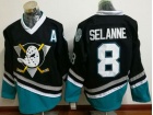 Anaheim Ducks #8 Teemu Selanne Black CCM Hockey Jerseys