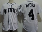 San Diego Padres #4 Wil Myers White Flexbase Jersey