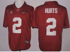 Alabama Crimson Tide #2 Jalen Hurts Red Playoff Diamond Football Jersey