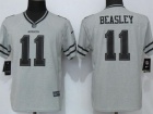 Women Dallas Cowboys #11 Cole Beasley Gridiron Gray II Football Jersey