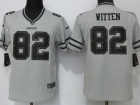 Women Dallas Cowboys #82 Jason Witten Gridiron Gray II Football Jersey