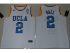 2017 UCLA Bruins #2 Lonzo Ball White College Basketball Authentic Jersey