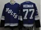 Tampa Bay Lightning #77 Victor Hedman Blue 3rd Hockey Jersey