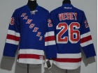 Youth New York Rangers #26 Jimmy Vesey Blue Hockey Jersey