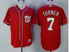 Washington Nationals #7 Trea Turner Red Cool Base Jersey