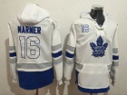 Toronto Maple Leafs #16 Mitch Marner White Hockey Hoodie