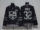 Los Angeles Kings #32 Jonathan Quick Black 100th Anniversary Hockey Jersey