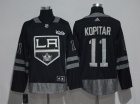 Los Angeles Kings #11 Anze Kopitar Black 100th Anniversary Hockey Jersey