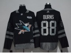 San Jose Sharks #88 Brent Burns Black 100th Anniversary Hockey Jersey