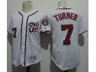 Washington Nationals #7 Trea Turner White 2017 Flexbase Baseball Jerseys