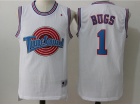 Space Jam Tune Squad #1 Bugs Bunny White Stitched Basketball Jerseys