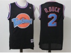 Space Jam Tune Squad #2 Daffy Duck D.Duck Black Stitched Basketball Jerseys