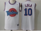 Space Jam Tune Squad #10 Lola Bunny White Stitched Basketball Jerseys