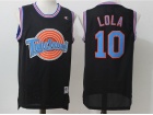 Space Jam Tune Squad #10 Lola Bunny Black Stitched Basketball Jerseys