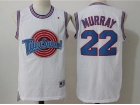 Space Jam Tune Squad #22 Bill Murray White Stitched Basketball Jerseys