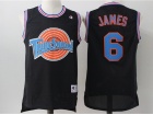 Space Jam Tune Squad #6 Lebron James Black Stitched Basketball Jerseys