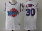 Space Jam Tune Squad #30 Stephen Curry White Stitched Basketball Jerseys