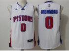 Detroit Pistons #0 Andre Drummond White Stitched Basketball Jerseys