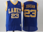 Laney High School #23 Michael Jordan Blue Stitched Basketball Jerseys