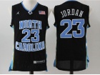 North Carolina #23 Michael Jordan Black Basketball Jersey