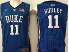 2017 Duke Blue Devils #11 DAN HURLEY Blue College Basketball Jersey