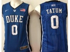 2017 Duke Blue Devils #0 Jayson Tatum Blue College Basketball Jersey