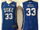 2017 Duke Blue Devils #33 Grant Hill Blue College Basketball Jersey