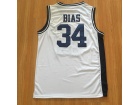 Villanova Wildcats #34 Len Bias White Basketball Jersey