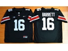 2015 Ohio State Buckeyes J.T. Barrett 16 Black “BUCKEYES” College Football Jersey