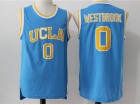 Addidas UCLA Bruins #0 Russell Westbrook Blue College Basketball Jerseys