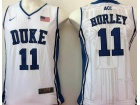 2017 Duke Blue Devils #11 DAN HURLEY White College Basketball Jersey