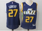 Men's Utah Jazz #27 Rudy Gobert Navy Blue Stitched Basketball Jersey