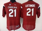 Women's South Carolina Gamecocks #21 Marcus Lattimore Red Football Jersey