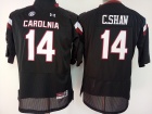 Women's South Carolina Gamecocks #14 Connor Shaw Black Football Jersey