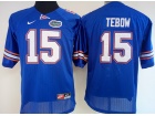 Women's Florida Gators #15 Tim Tebow Blue Football Jersey