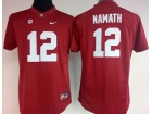 Womens Alabama Crimson Tide #12 Joe Namath Red Football Jersey