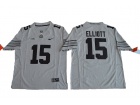 Ohio State Buckeyes Ezekiel Elliott #15 Gridion Grey II College Football Jersey