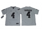 Youth Heather Gray Michigan Wolverines Jim Harbaugh #4 Gridiron Gray II College Football Limited Jer...