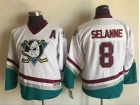 Youth Anaheim Ducks #8 Teemu Selanne White CCM Hockey Jerseys