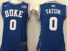 2017 Duke Blue Devils #0 Jayson Tatum Blue College Basketball Jersey