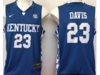 2017 Kentucky Wildcats #23 Anthony Davis Blue College Basketball Jerseys