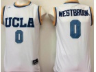 2017 UCLA Bruins #0 Russell Westbrook White Stitched High School Basketball Jersey