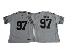 Womens Ohio State Buckeyes Joey Bosa #97 Gridiron Gray College Football Jerseys