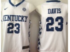 2017 Kentucky Wildcats #23 Anthony Davis White College Basketball Elite Jersey